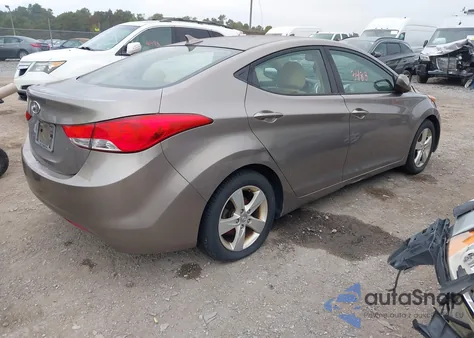 2012 Hyundai Elantra Gls from USA, damaged, VIN 5NPDH4AE7CH132238